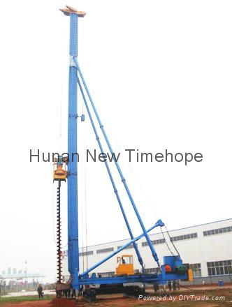 CFG30 Hydraulic Foot-Step Long Auger Drilling Rig