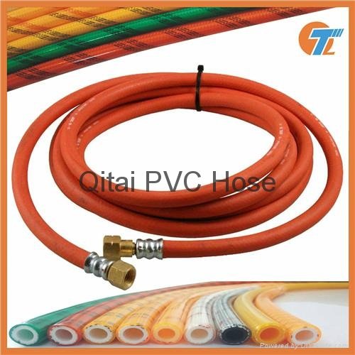 family safe PVC and rubber compound lpg gas hose pipe tube