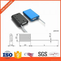 Security cable seal with serial numbers for container locks