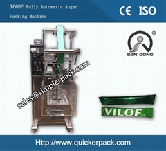 Back Seal Bag Powder Sugar Packaging Machine with Auger Filler