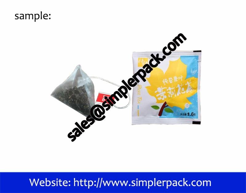 Pyramid Organic Herbal Tea Packaging Machine with Outer Envelope 2