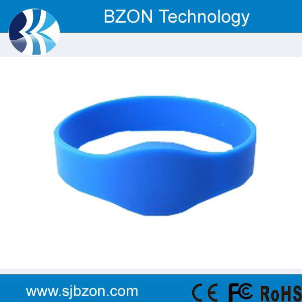 125khz 13.56MHz and UHF Rfid Silicone Wristband Tags