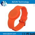 125khz 13.56MHz and UHF Rfid Silicone Wristband Tags 2