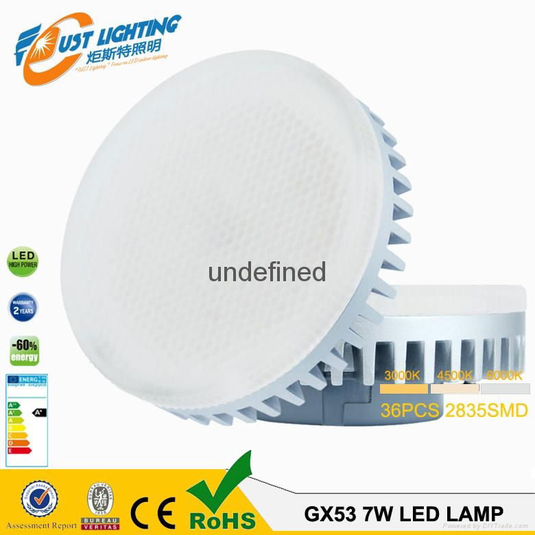 Under Cabinet Lights 7W8W9W Dimmable LED GX53 Epistar GX53 Birne Echtglasfront 3