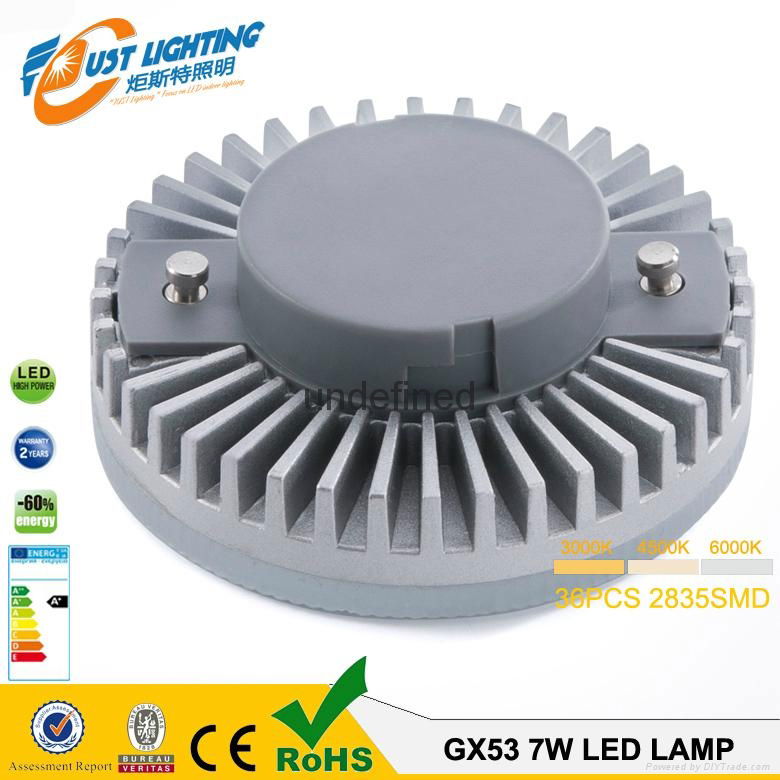 Under Cabinet Lights 7W8W9W Dimmable LED GX53 Epistar GX53 Birne Echtglasfront 3 4