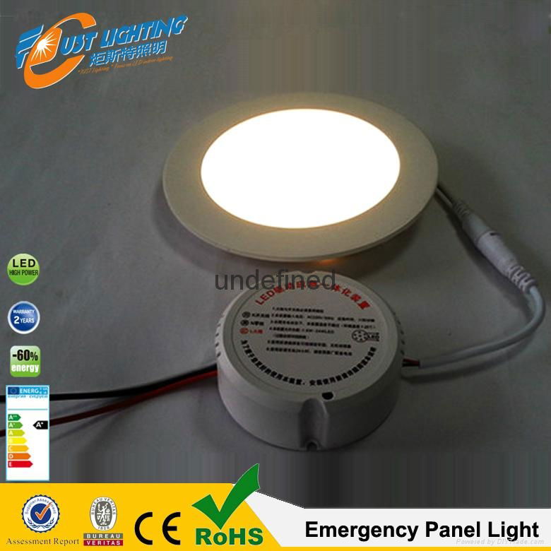 2016 new design led emergency panel light with 150 minute LED Panel Lighting Eme 4