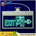 LED Exit Sign IP33 Emergency light CE RoHS 2 Years Warranty Acrylic Emergency LE 2