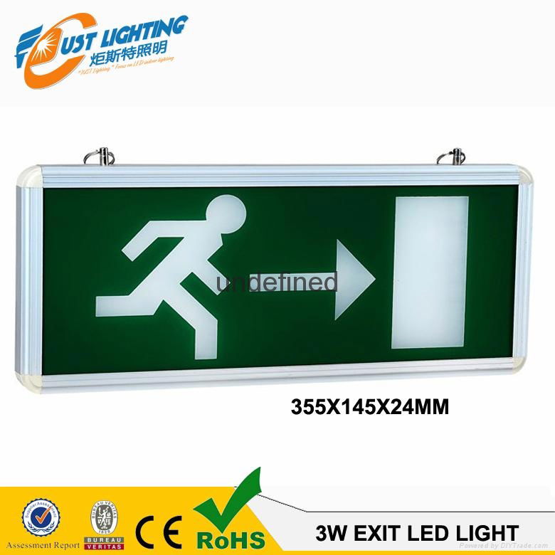 3W LED emeregncy sign light lamp LED lights Emergency exit 4