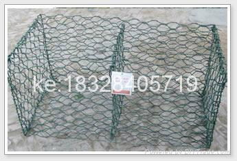 Galvanized gabion boxes,galfan gabion baskets,PVC coated gabion cage!!! Real fac 2