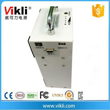 Portable power system usage rechargeable 48v10ah LiFePO4 battery bank