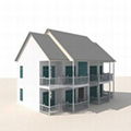 light steel villa prefab house container