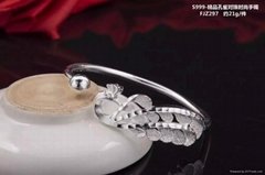 S999 fine silver sterling silver bracelet openings