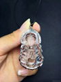 A natural white crystal ruyi guanyin pendant 2