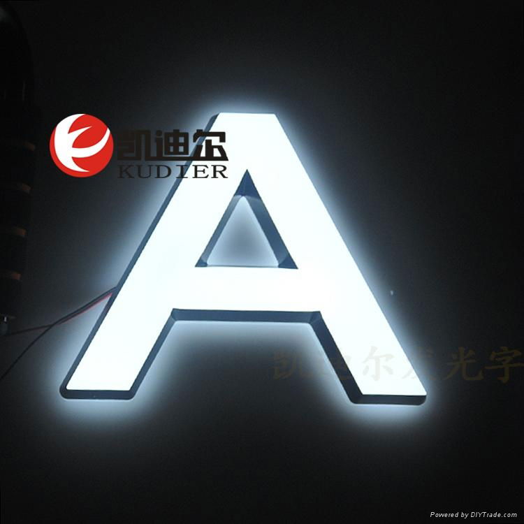 2015 hot selling fashion design 3d acrylic alphabet mini luminous letter
