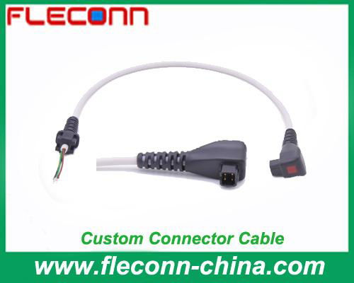 Custom Rectangular Square Male Female Overmoled Connector Cable 3