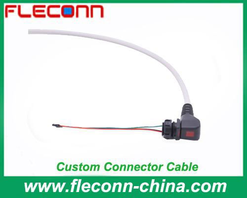 Custom Rectangular Square Male Female Overmoled Connector Cable 4