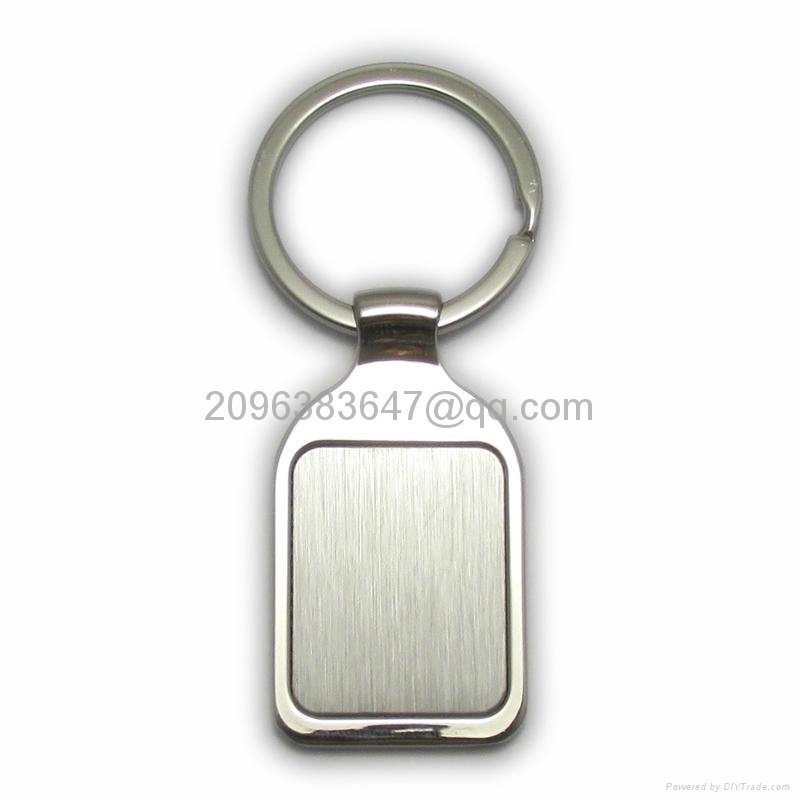 blank zinc alloy keychain 2