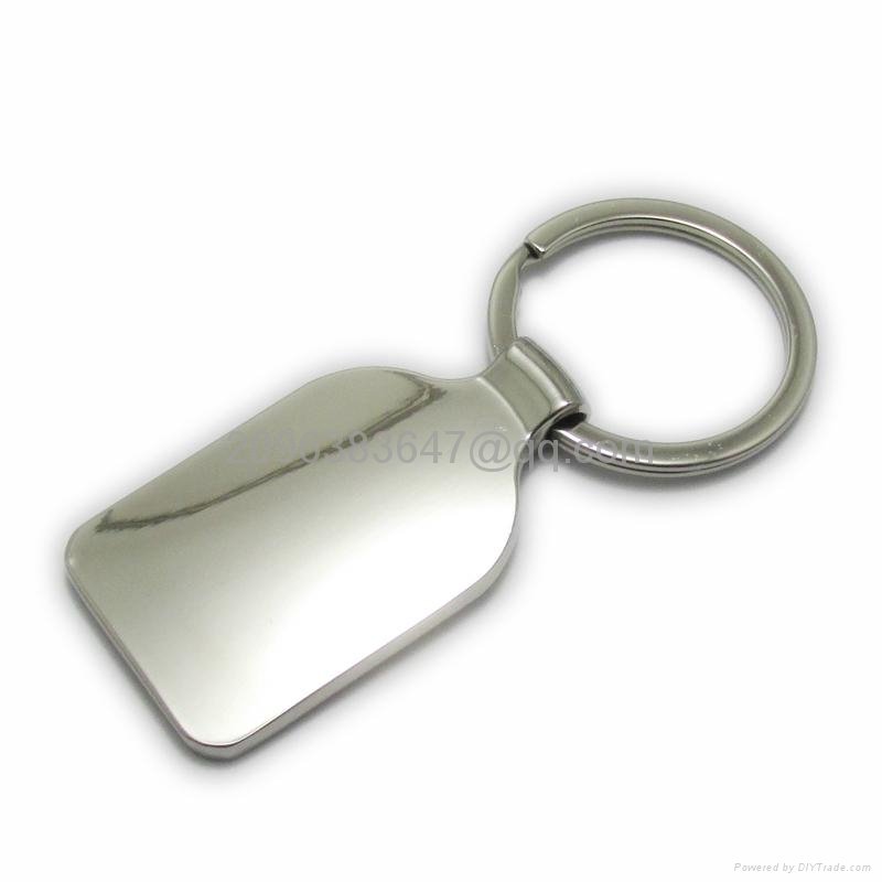 blank zinc alloy keychain