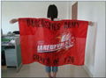 football fans body flag cape flag for