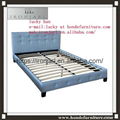 cheap modern  leather bed  1