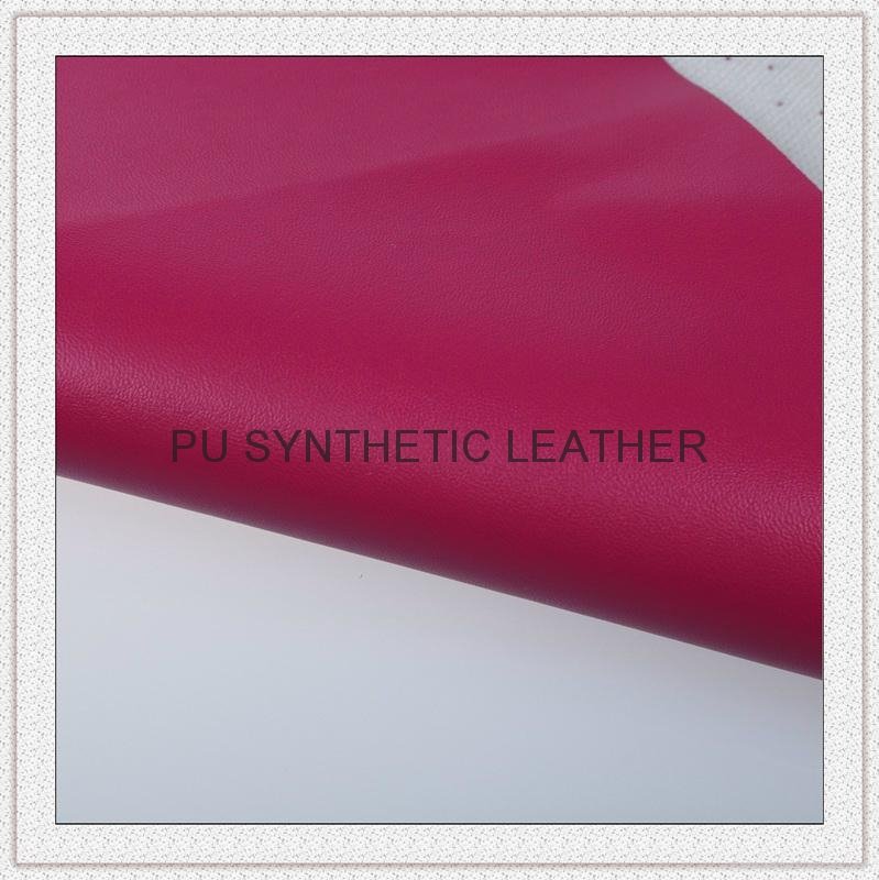 PU napa synthetic leather for bags and shoes 2