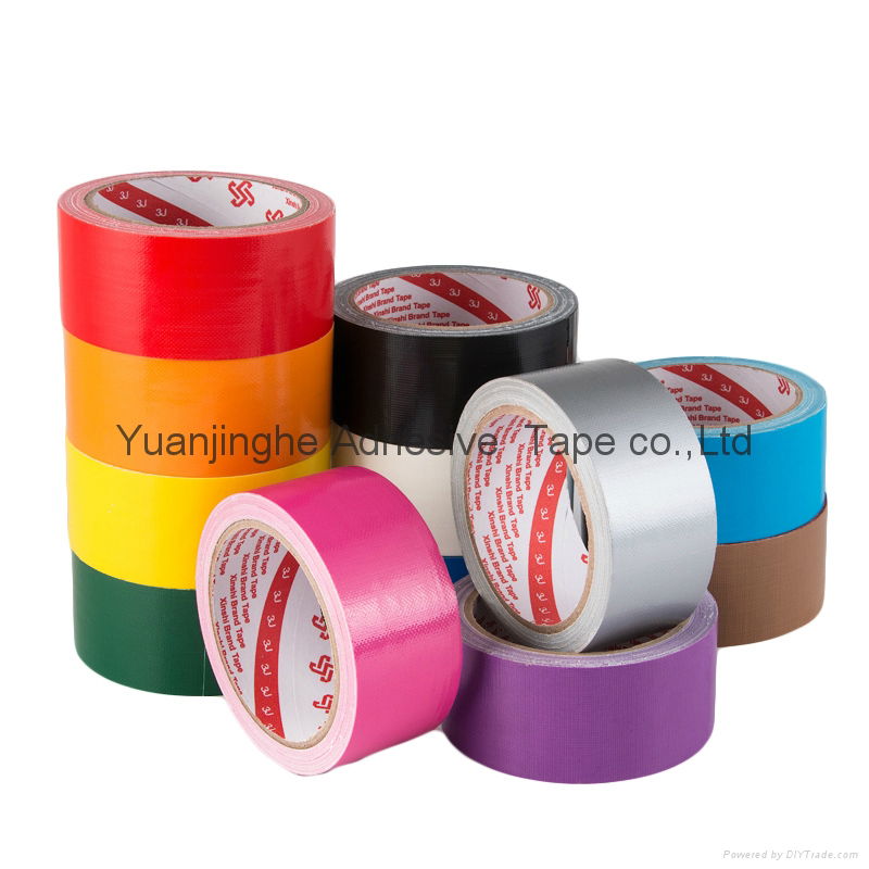 Yuanjinghe Colored Duct Tape Waterproof White Duck Tape Black Gaffers Tape  5