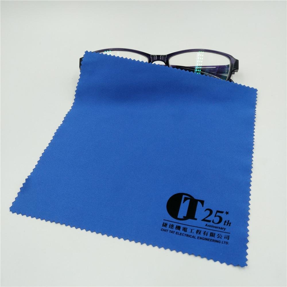 High Quality Blue Microfiber Cleaning Cloths For Eyeglasses 2