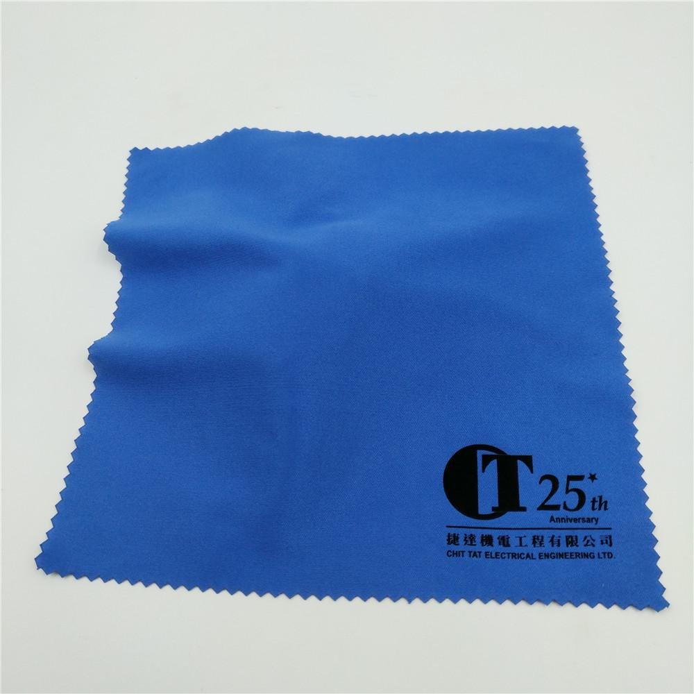 High Quality Blue Microfiber Cleaning Cloths For Eyeglasses 3