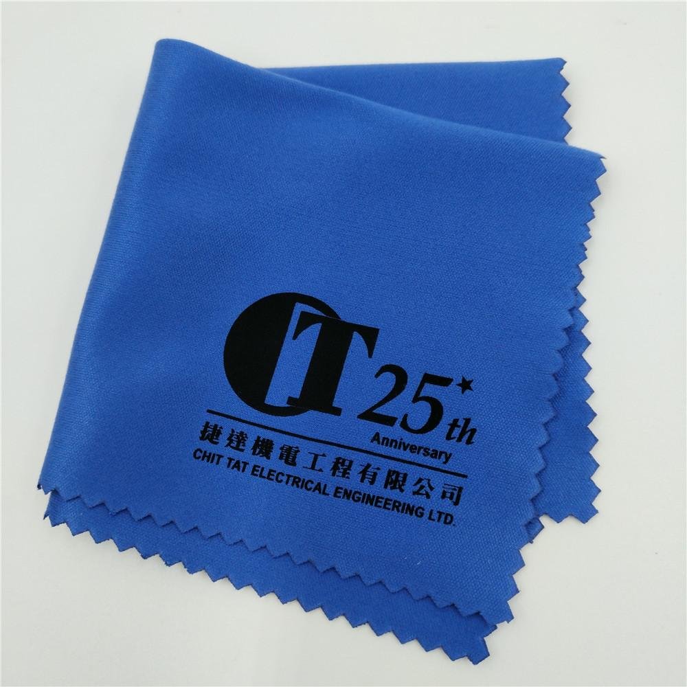 High Quality Blue Microfiber Cleaning Cloths For Eyeglasses 5