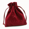 high quality velvet drawstring gift