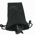 black microfiber drawstring eyeglasses pouch 4