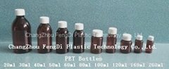 200ml PET plastic bottles