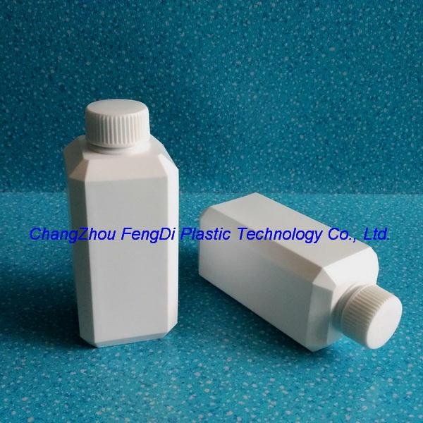 250ml square plastic chemical reagent bottle 2