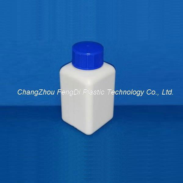 Square Laboratory Reagent HDPE Bottles