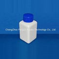 Square Laboratory Reagent HDPE Bottles