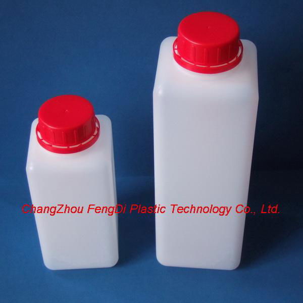 Square Laboratory Reagent HDPE Bottles 5