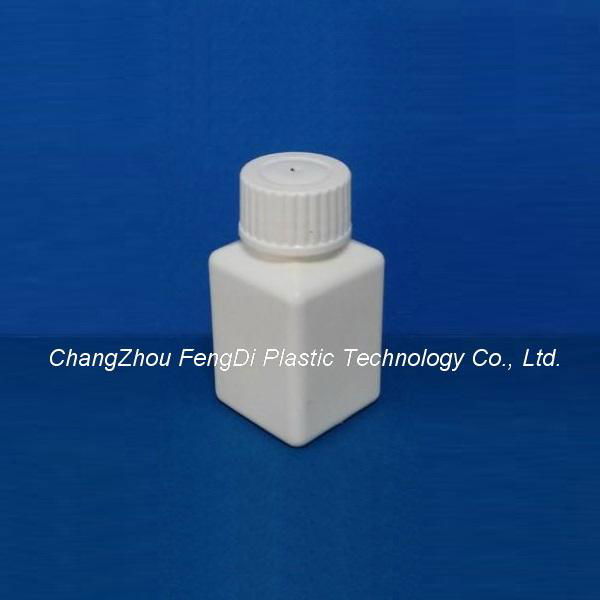 Square Laboratory Reagent HDPE Bottles 2