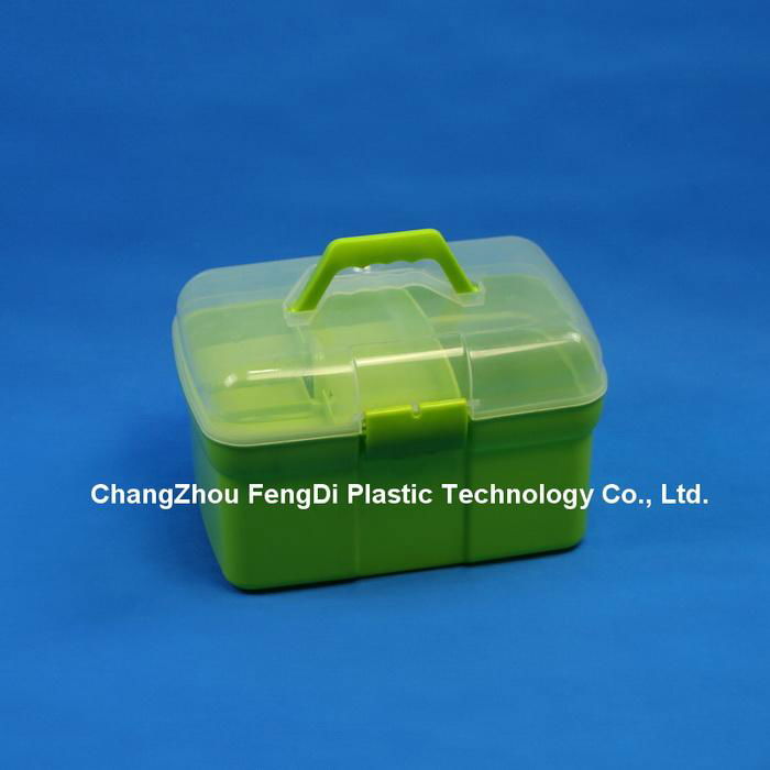 PP Plastic Rectangle Shaped Household Storage Box 2