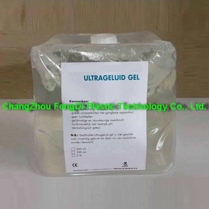 Ultrasound gel packaging cubitainer 5L & 10L 3