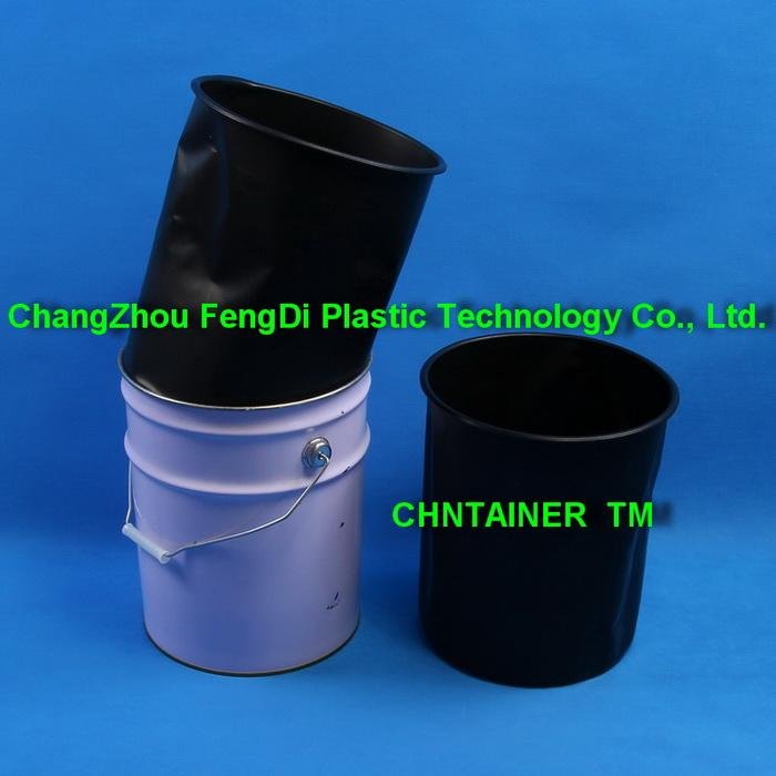 10 litres Plastic and steel paint pail liners 3