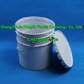 Plastic and steel pail liners