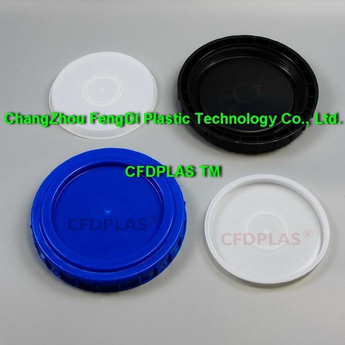 Blue and black Cover for CHNTAINER® 50L Plastic Drum
