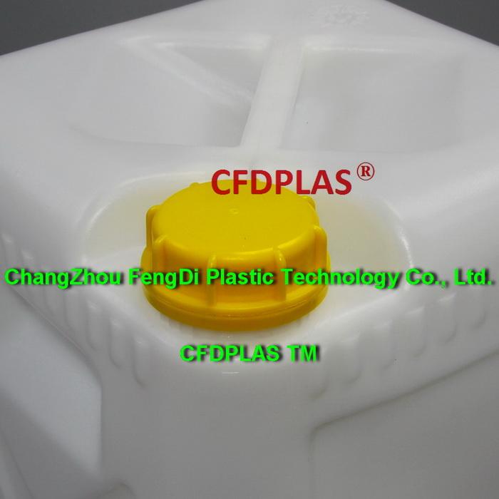 Tamper Evident Cap DIN61mm yellow color