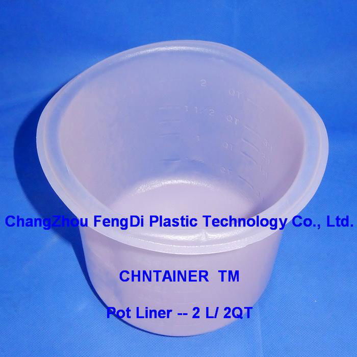 2L paint canister shell pot liner