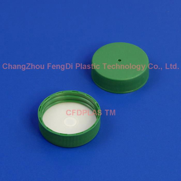  38mm Reagent Bottle Vented Green Cap