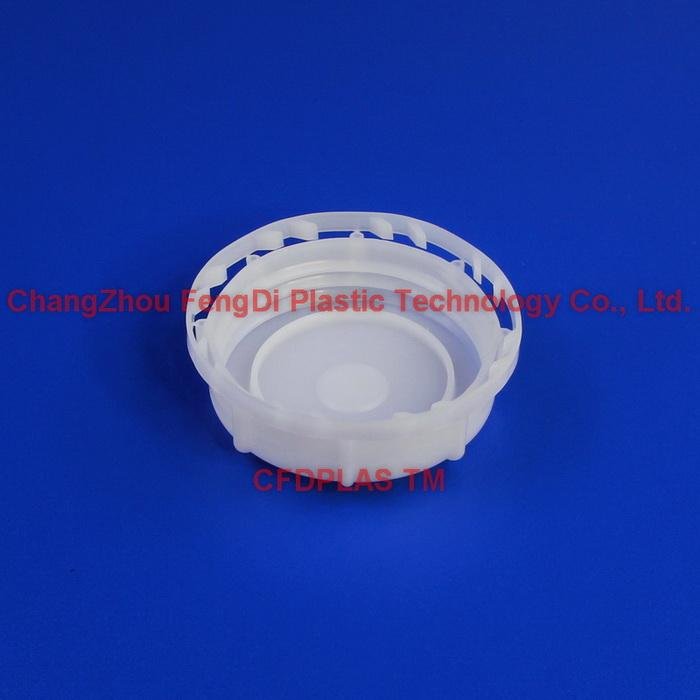 DIN81mm plastic Screw Caps With molded Tamper Evident Strip 3