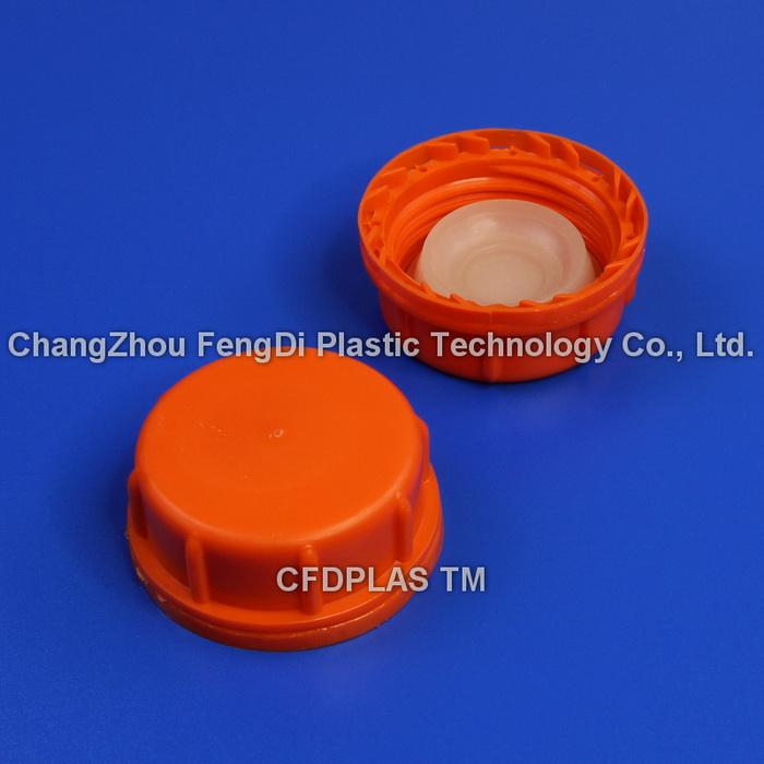 61mm tamper evident cap with molded inner plug