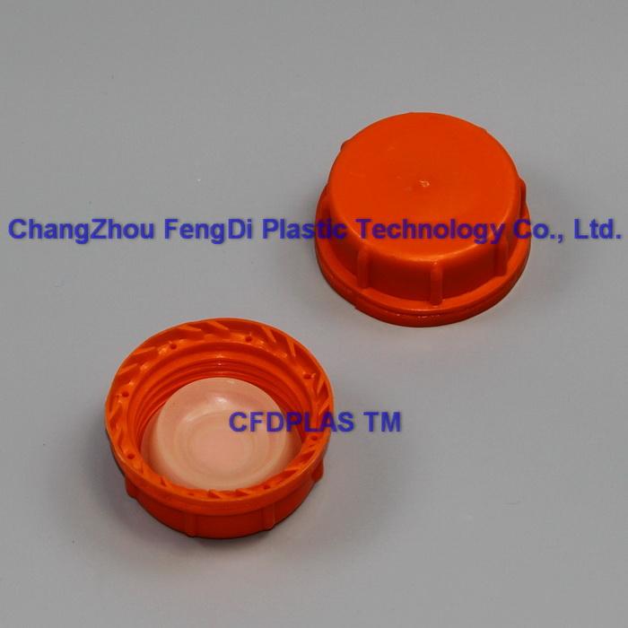 61mm Tamper Evident Cap with molded PE gasket inner plug for fine chemical use 4