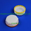 61mm Tamper Evident Cap with attached tamper-evidence ring