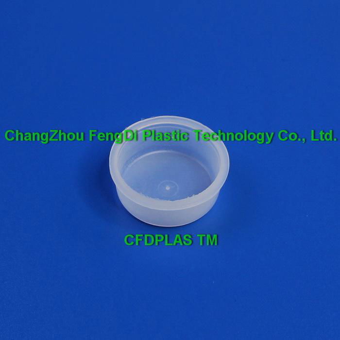 PE Inner hollow tapered round cover plug for plastic Jerry Cans 2